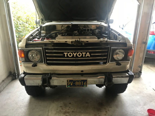 Illegal halogen that actually works on one side, basically useless sealed beam with the required DOT marking on the other. Had to kick the M3 out of the garage for this one!